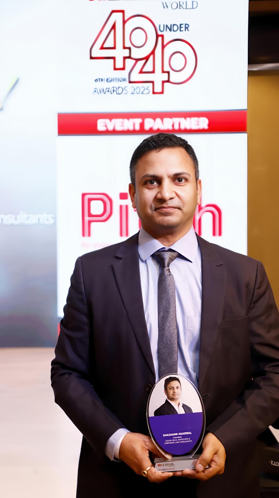 BW Legal World 40 Under 40 Awards 2025 — Shashank Agarwal