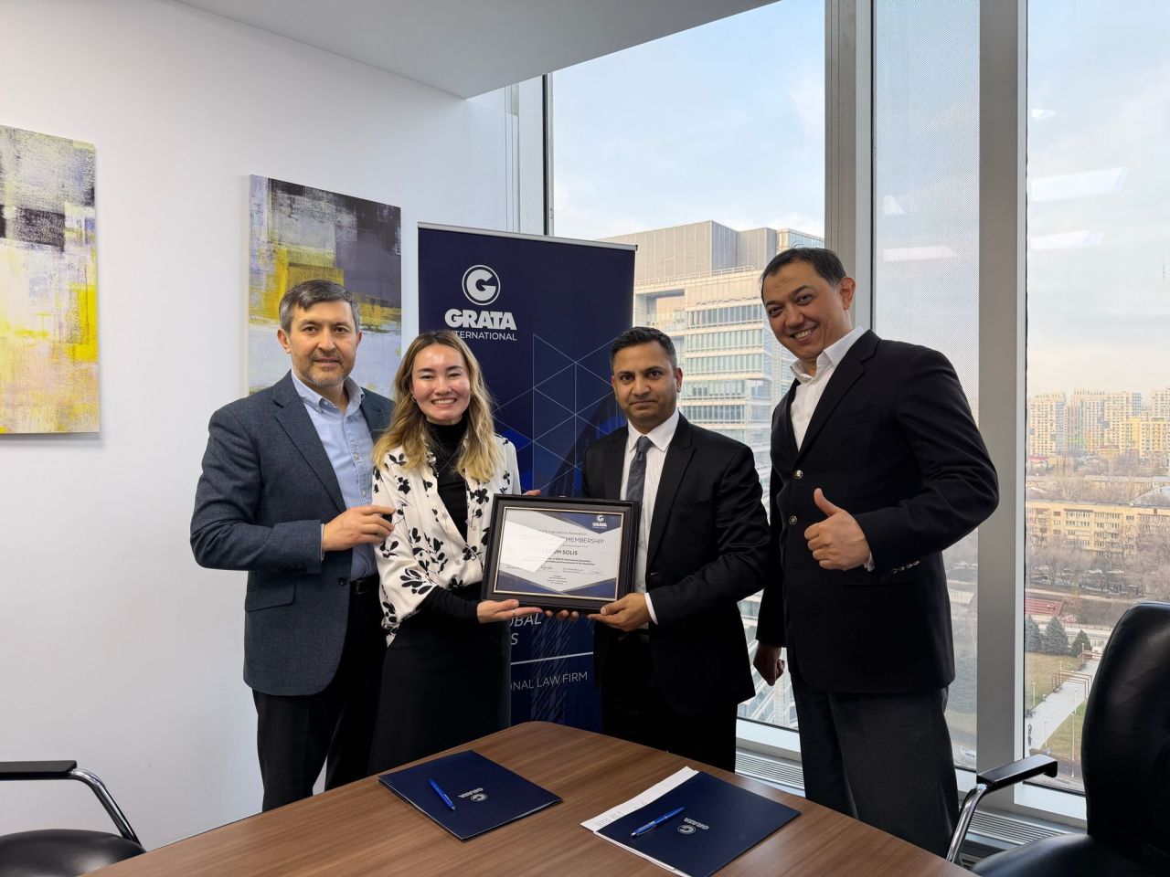 Signing of cooperation agreement between GRATA International Association and Legum Solis in India